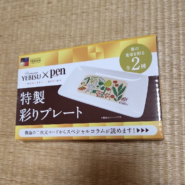 EVISU(エヴィスジーンズ)のエビス×pen 特製彩りプレート インテリア/住まい/日用品のキッチン/食器(食器)の商品写真