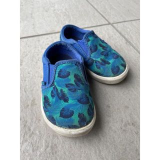 クロックス(crocs)のクロックス　靴　青系柄(スニーカー)