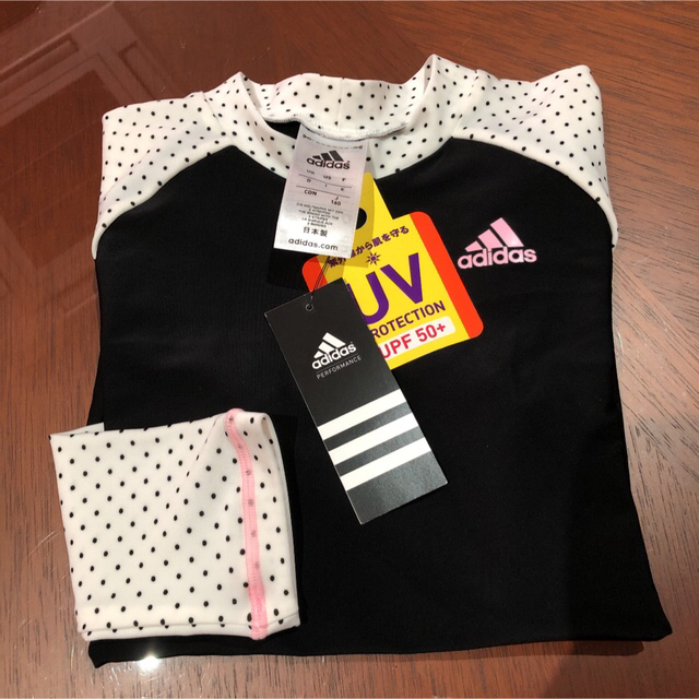 adidas(アディダス)のadidas  アディダス　ラッシュガード　160㎝ キッズ/ベビー/マタニティのキッズ服女の子用(90cm~)(水着)の商品写真