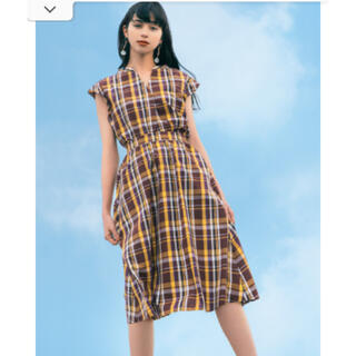 ジーユー(GU)のGU♡マドラスチェック柄スカート Sサイズ(ひざ丈スカート)