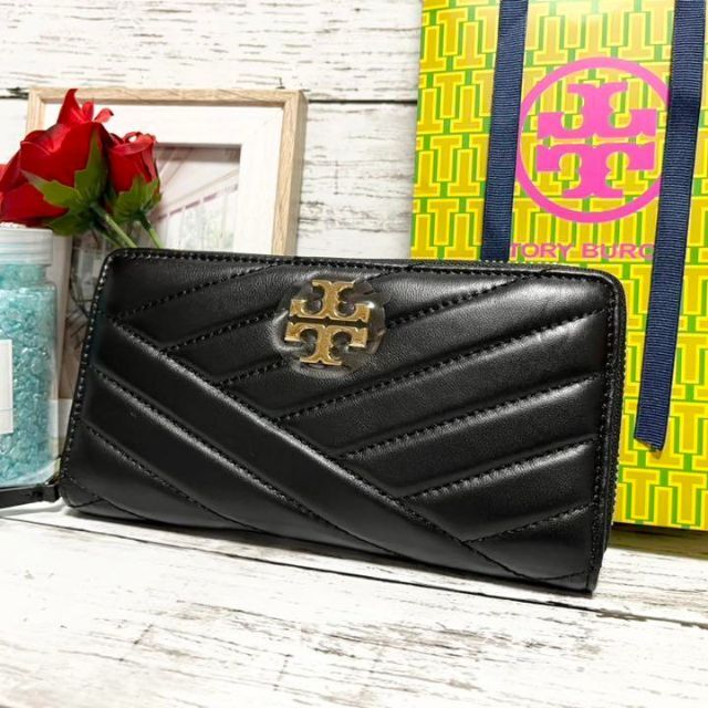 ファッション小物【新品】Tory Burch 長財布　黒