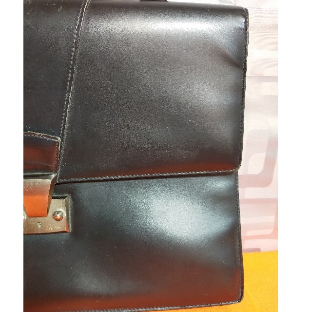 初回限定】 カルティエ Cartier ビジネスバッグ レザー 本革 黒