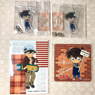 ショウガクカン(小学館)のコナンストア　コナン　アクキー　非売品コースター　非売品ブロマイド(キャラクターグッズ)