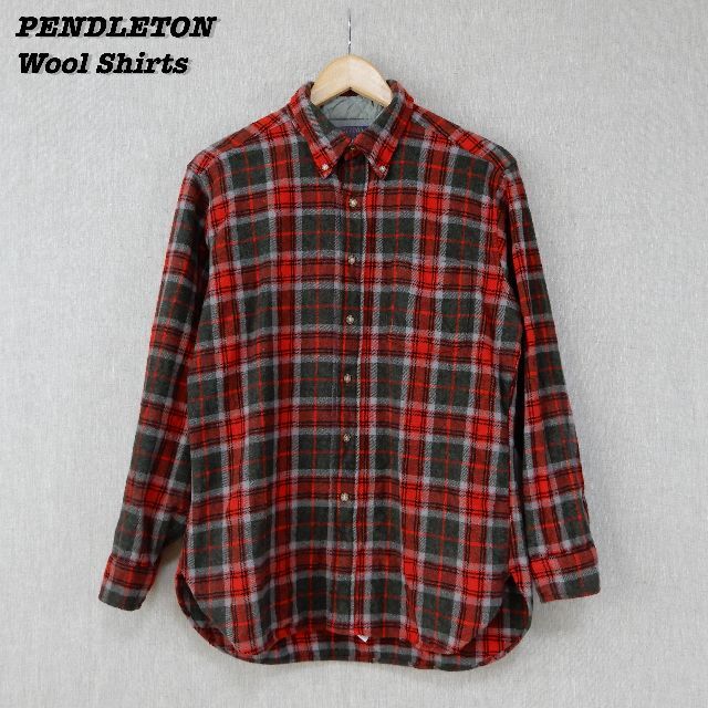 PENDLETON Wool B.D Shirts 1970-80s SizeL