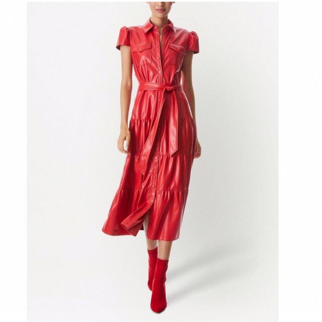 新作人気 Alice+Olivia ワンピース ドレス レッドの通販 by RURU's