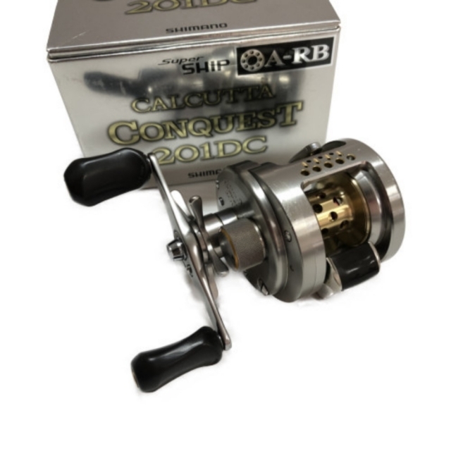 □□SHIMANO 釣り ベイトリール 03カルカッタコンクエスト201DC 上品