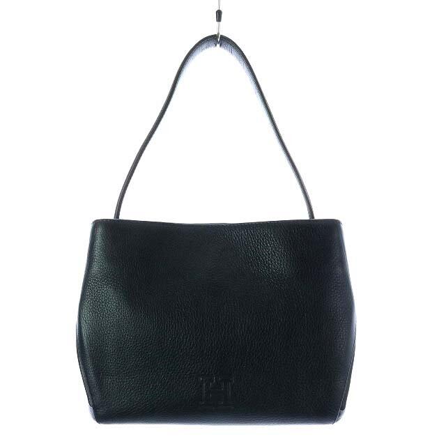 楽天 ヒロフ 黒 レザー ワンショルダー ショルダーバッグ HIROFU