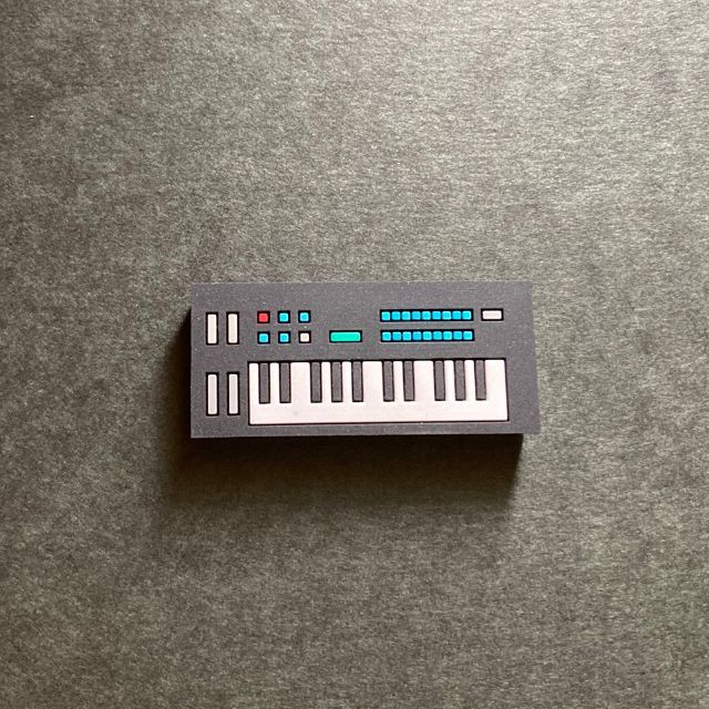 【マグネット】シンセ　ラバーマグネット／ 01：FM SYNTHESIZER 楽器の楽器 その他(その他)の商品写真