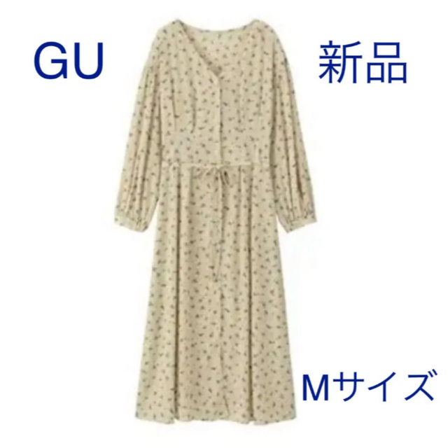 GU(ジーユー)のあさってさん専用ページ　GU 花柄ワンピース　ワンピース夏　GUワンピース レディースのワンピース(ロングワンピース/マキシワンピース)の商品写真