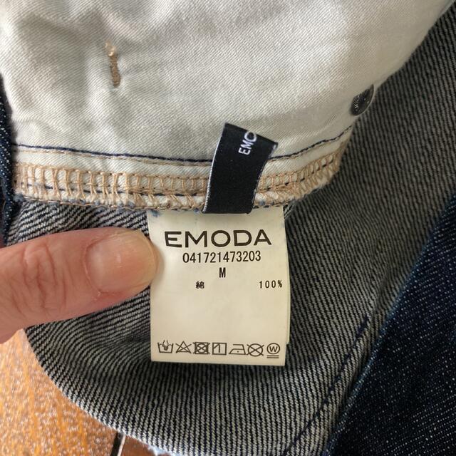 EMODA(エモダ)のEMODA デニム　ミニ　キュロット　スカート　サイズ　M   レディースのパンツ(キュロット)の商品写真