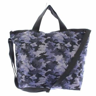 レスポートサック(LeSportsac)のレスポートサック ショルダーバッグ トートバッグ 2way 迷彩 カモフラ 青(ハンドバッグ)