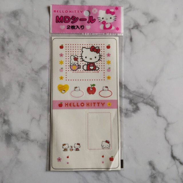 ハローキティ(ハローキティ)の【1999年】HELLO KITTY★MDシール(２枚入り)など【日本限定】新品 エンタメ/ホビーのおもちゃ/ぬいぐるみ(キャラクターグッズ)の商品写真