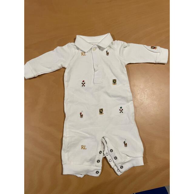 POLO RALPH LAUREN(ポロラルフローレン)の【美品】ラルフローレンポロ　ロンパース　 キッズ/ベビー/マタニティのベビー服(~85cm)(ロンパース)の商品写真