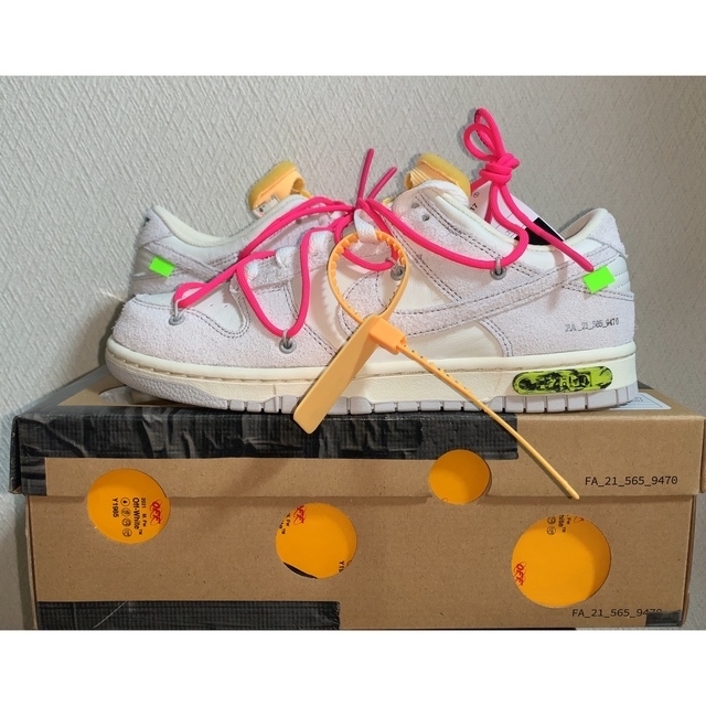 off-white DUNK LOW 50of17靴/シューズ