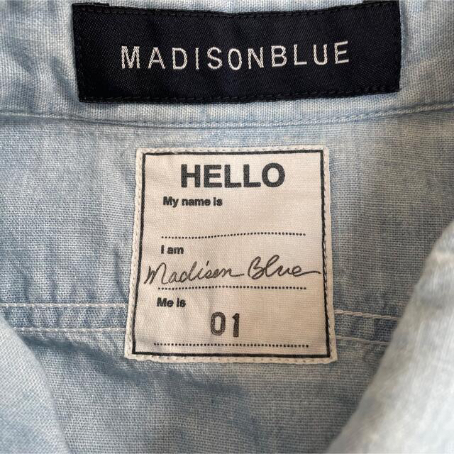 MADISON BLUE : HELLO ヴィンテージ加工ワークシャツ★01