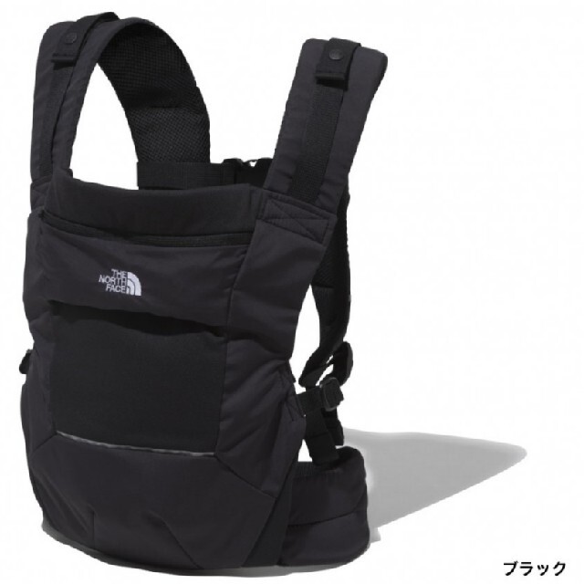 THE NORTH FACE(ザノースフェイス)の【新品】ザ・ノース・フェイス　ベビーコンパクトキャリア　ブラック キッズ/ベビー/マタニティの外出/移動用品(抱っこひも/おんぶひも)の商品写真