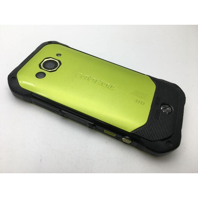 京セラ(キョウセラ)の693 SIMフリー中古au京セラ TORQUE G03 KYV41 グリーン スマホ/家電/カメラのスマートフォン/携帯電話(スマートフォン本体)の商品写真