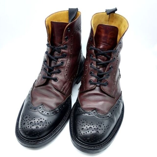 TRICKERS M2508 Two Tone Blogue Boots 1