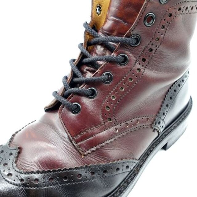 TRICKERS M2508 Two Tone Blogue Boots 4