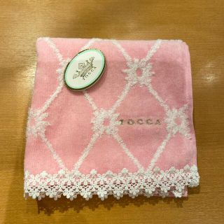 トッカ(TOCCA)のTOCCAタオルハンカチピンク(ハンカチ)