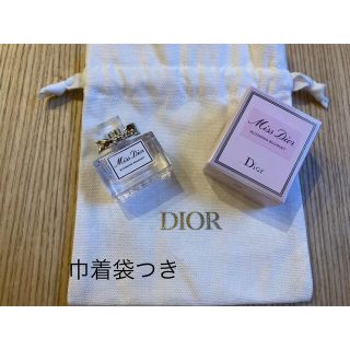 ディオール(Dior)のDIOR ミス ディオール オードゥ パルファン ミニ＋巾着袋(香水(女性用))