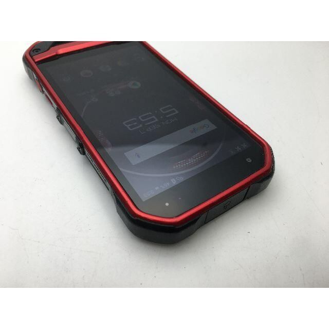 京セラ(キョウセラ)の690 SIMフリー中古au京セラ TORQUE G03 KYV41 レッド スマホ/家電/カメラのスマートフォン/携帯電話(スマートフォン本体)の商品写真