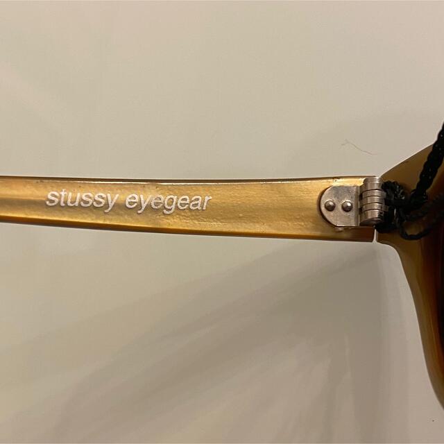 STUSSY(ステューシー)の【deadstock】OLD STUSSY サングラス domino ブラウン レディースのファッション小物(サングラス/メガネ)の商品写真