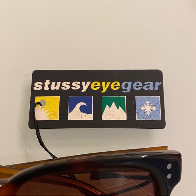 STUSSY(ステューシー)の【deadstock】OLD STUSSY サングラス domino ブラウン レディースのファッション小物(サングラス/メガネ)の商品写真