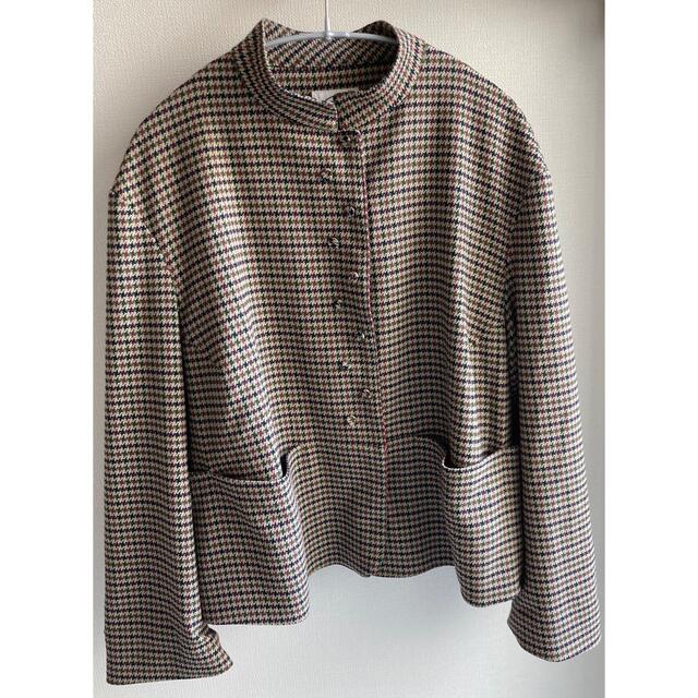 madder madder “MEE” CHECK BUTTONS JACKET