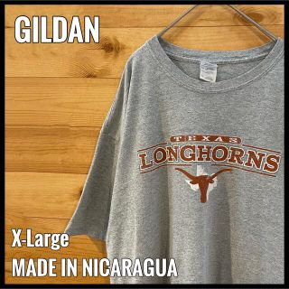 ギルタン(GILDAN)の【GILDAN】カレッジ ア テキサス大学 バスケ Tシャツ XL US古着(Tシャツ/カットソー(半袖/袖なし))