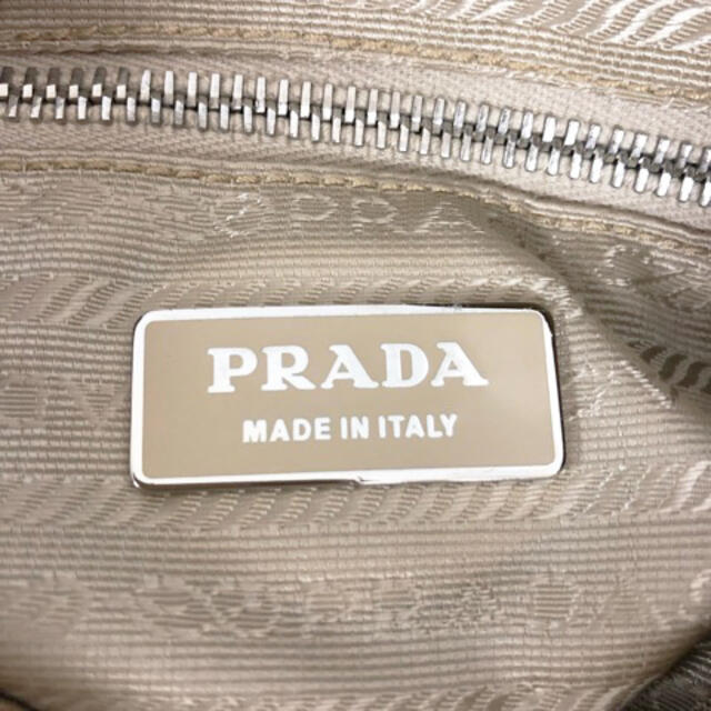 PRADA(プラダ)のプラダ ショルダーバッグ ナイロン ベルト ワンポイント ライトベージュ レディースのバッグ(ショルダーバッグ)の商品写真