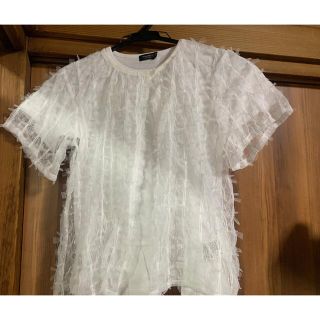 ベベ(BeBe)のpetits Pois Vert BeBe  二枚重ねカットソー　140(Tシャツ/カットソー)