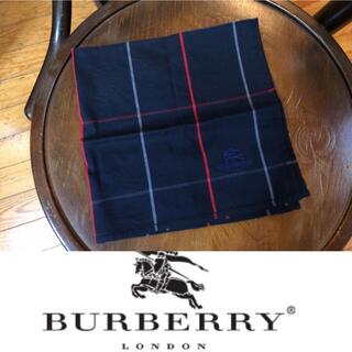 バーバリー(BURBERRY)の【Burberry】バーバリー ハンカチ ネイビー ノヴァチェック(ハンカチ/ポケットチーフ)