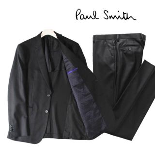 ポールスミス(Paul Smith)の《ポールスミス》新品訳有 2Bスーツ ビジネス 黒無地 冠婚葬祭 XL(W88)(セットアップ)