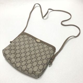 Gucci - GUCCI グッチ ショルダーバッグ ポシェット 総柄 GG柄 PVC