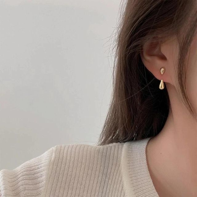 Mila Owen(ミラオーウェン)の【シルバー】2way water drop pierce RP048 レディースのアクセサリー(ピアス)の商品写真