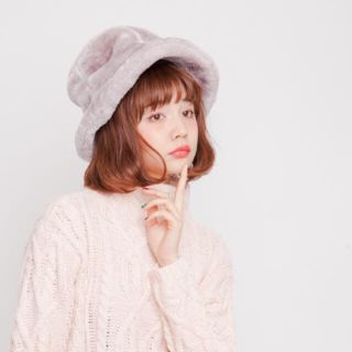 メリージェニー(merry jenny)の新品タグ付き ファーハット merryjenny(ハット)