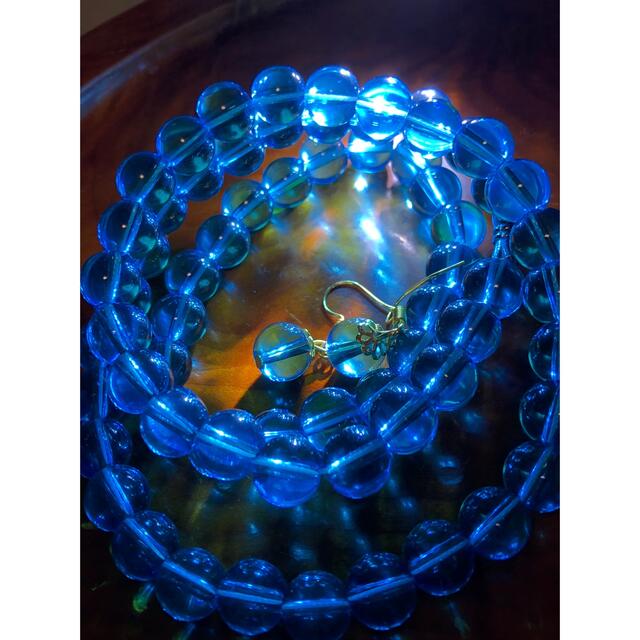 海藍宝石 アクアマリン 4件セット1004-2 レディースのアクセサリー(ブレスレット/バングル)の商品写真