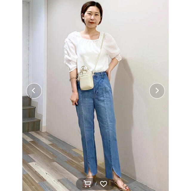 LOWRYS FARM(ローリーズファーム)のローリーズファーム　フロントスリットパンツ レディースのパンツ(デニム/ジーンズ)の商品写真