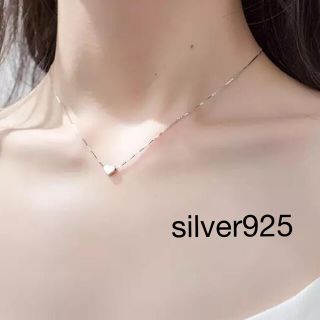 スタニングルアー(STUNNING LURE)のスモールハートチェーンネックレス silver925(ネックレス)