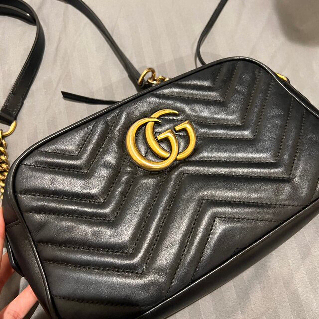 正規代理店 Gucci - GUCCI キルティング スモール ショルダーバッグ GG