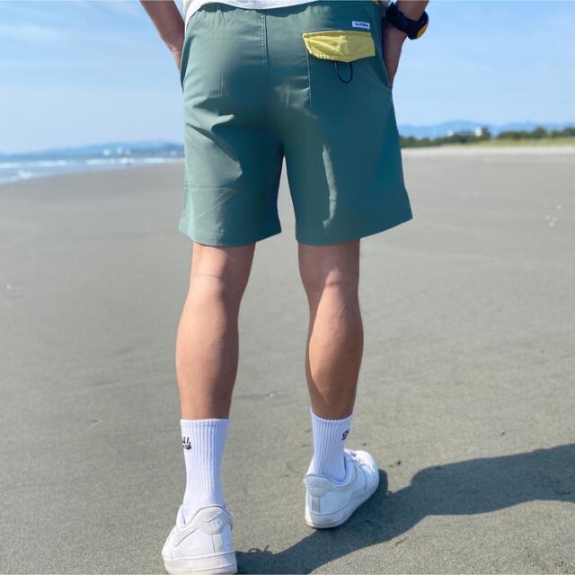 Ron Herman(ロンハーマン)の夏コーデ☆LUSSO SURF バイカラー　ハーフパンツ　Lサイズ☆RVCA メンズのパンツ(ショートパンツ)の商品写真