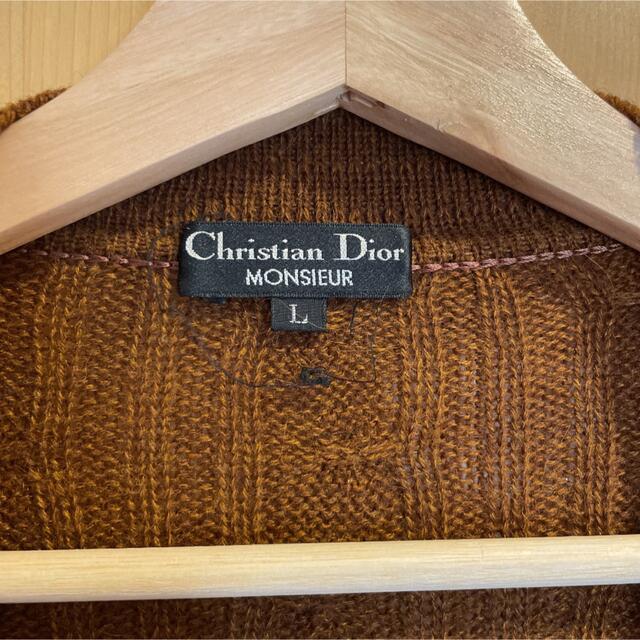 クリーニング済　Christian Dior アルパカ　モヘア　カーディガン