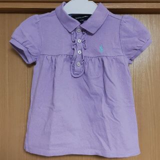 ラルフローレン(Ralph Lauren)のラルフローレン半袖ポロシャツ藤色KIDS紫24M90/52キッズ80cm90cm(Tシャツ/カットソー)