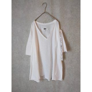 エムエムシックス(MM6)のMM6 MAISON MARGIELA　ルーズシルエットガーゼTシャツ(Tシャツ(半袖/袖なし))