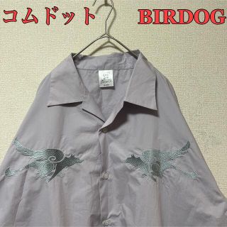 超希少　コムドット　birdog ポップアップ限定　オープンカラーシャツ　刺繍(シャツ)