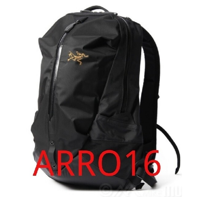 ARC'TERYX(アークテリクス)の【新品】Arro16 アロー16 Black ブラック アークテリクス おすすめ メンズのバッグ(バッグパック/リュック)の商品写真