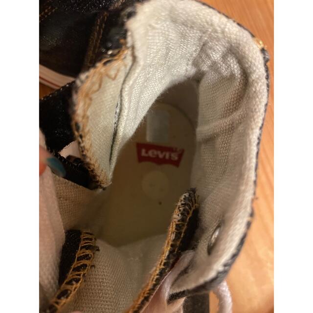 Levi's(リーバイス)のリーバイス  キッズ ハイカット 靴 17 18 キッズ/ベビー/マタニティのキッズ靴/シューズ(15cm~)(スニーカー)の商品写真