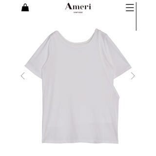 アメリヴィンテージ(Ameri VINTAGE)のMEDI CAVE HALF PIECE TANK レイヤード　Tシャツ(Tシャツ/カットソー(半袖/袖なし))