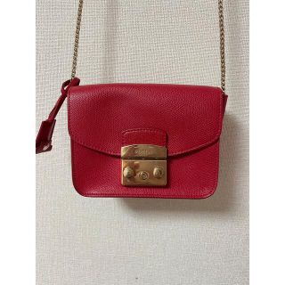 フルラ(Furla)のFURLA♥︎フルラ　メトロポリス　赤(ショルダーバッグ)